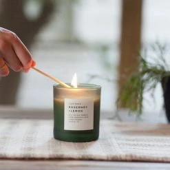 Slow North Rosemary + Lemon Glass Candle
