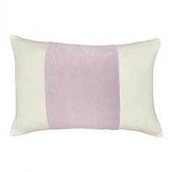 Laura Park Designs Lavender Velvet Panel Pillow
