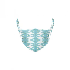 Laura Park Designs Palm Blue Kids Face Mask JEWELRY & ACCESSORIES
