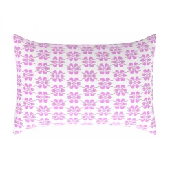 Laura Park Designs Clover Pink Linen Pillow