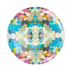 Laura Park Designs TABLE & DRINKWARE Indigo Girl Blue Melamine Plate (Set Of 4)