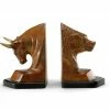 Wildwood Bull & Bear Bookends (Pair)