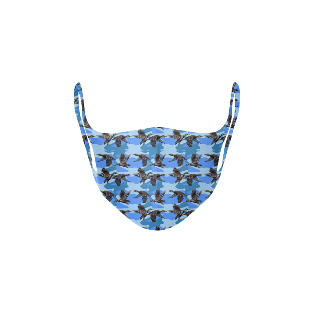 Laura Park Designs Camo Ducks Blue Kid's Face Mask JEWELRY & ACCESSORIES 1 Laura Park Designs Camo Ducks Blue Kid's Face Mask JEWELRY & ACCESSORIES