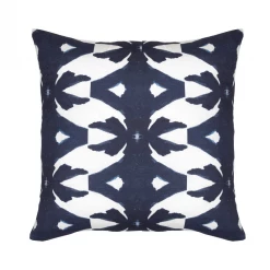 Laura Park Designs Palm Navy Outdoor Pillow