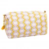 Laura Park Designs Chloe Lavender Quilted Cosmetic Bag BAGS, POUCHES & PURSES