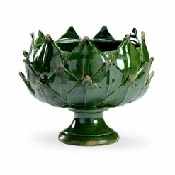 Chelsea House Green Leaf Vase DECOR & ROOM ACCESSORIES