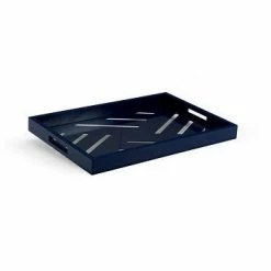 Chelsea House Tidewater Tray-Navy DECOR & ROOM ACCESSORIES