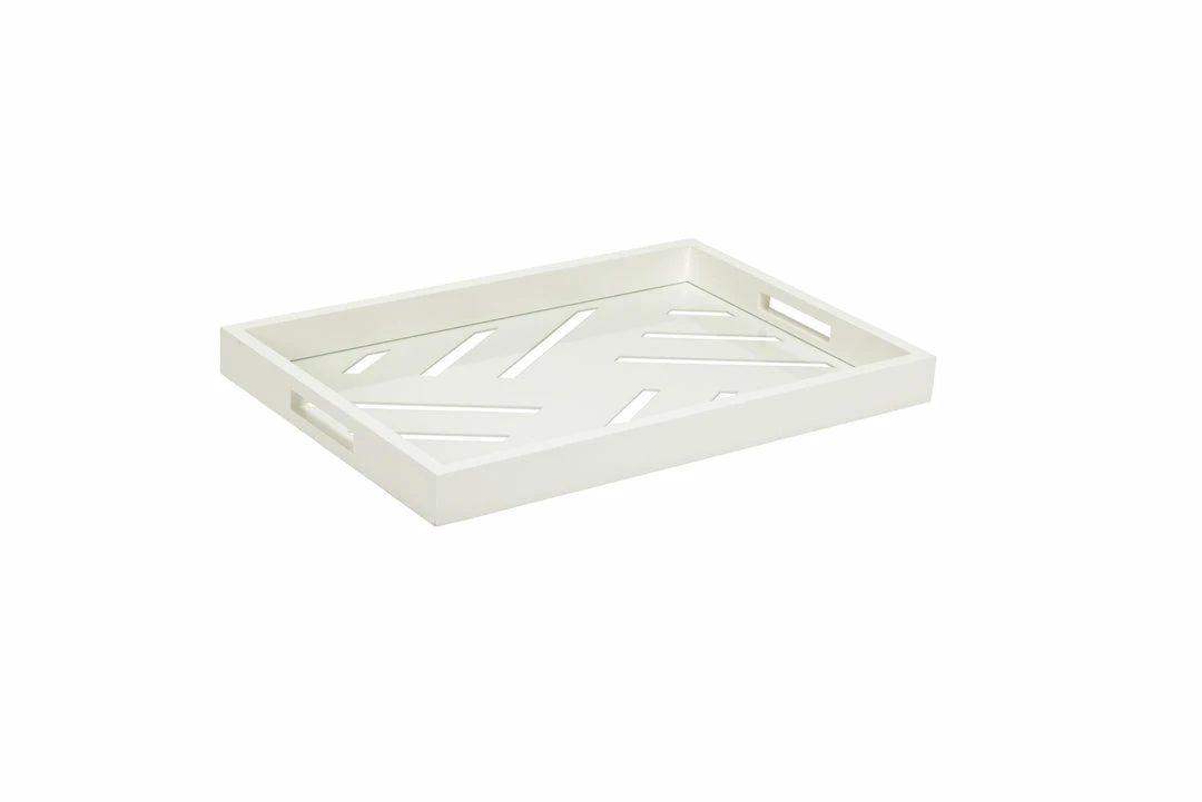 Chelsea House Tidewater Tray-White DECOR & ROOM ACCESSORIES 1 Chelsea House Tidewater Tray-White DECOR & ROOM ACCESSORIES