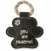 Pavilion You Are Pawsome Canvas Dog Chew Toy PET ACCESSORIES