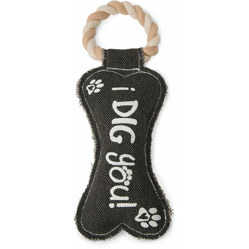 Pavilion I Dig You Canvas Dog Toy 1 Pavilion I Dig You Canvas Dog Toy