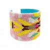 Laura Park Designs JEWELRY & ACCESSORIES Flower Child Beaded Cuff Bracelet