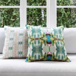 Laura Park Designs BED & SOFA Lawson's Park Purple Linen Throw Pillow