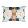 Laura Park Designs Monet's Garden Navy Linen Throw Pillow BED & SOFA