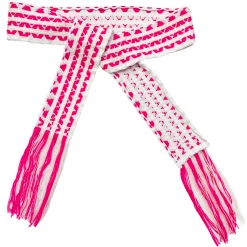 Laura Park Designs JEWELRY & ACCESSORIES Palm Pink Hand Woven Belt