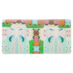Laura Park Designs Monet's Garden Green Slim Wallet