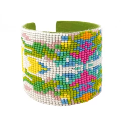 Laura Park Designs Monet's Garden Beaded Cuff Bracelet