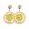 Laura Park Designs Poppy Pink Dreamcatcher Earrings JEWELRY & ACCESSORIES