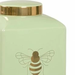 Chelsea House Bee Gracious Ginger Jar - Pistachio DECOR & ROOM ACCESSORIES
