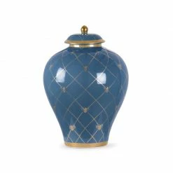 Chelsea House DECOR & ROOM ACCESSORIES Bee Humble Ginger Jar - Blue (Small)