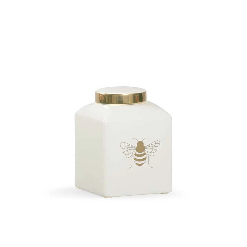 Chelsea House Bee Kind Ginger Jar - White 1 Chelsea House Bee Kind Ginger Jar - White