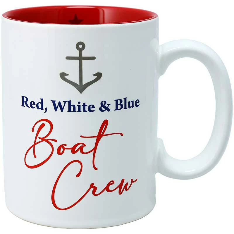 Pavilion TABLE & DRINKWARE Red, White & Blue Boat Crew Mug 1 Pavilion TABLE & DRINKWARE Red, White & Blue Boat Crew Mug