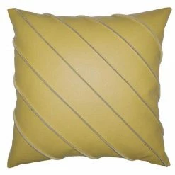 Square Feathers BED & SOFA Briar Cal Citron Throw Pillow