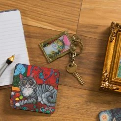 Pavilion PET ACCESSORIES Brown Tabby Pawcasso Key Chain