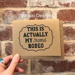 Whiski Designs Second Rodeo Greeting Card
