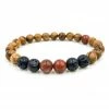 Everwood Company Sesame Jasper, Lava Rock & Sandalwood Beaded Bracelet