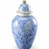 Chelsea House Marbelized Covered Urn(Lg) DECOR & ROOM ACCESSORIES