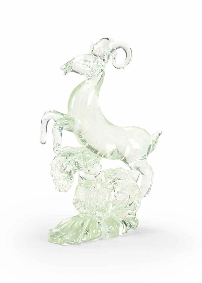 Chelsea House Glass Ram-Front Facing DECOR & ROOM ACCESSORIES 1 Chelsea House Glass Ram-Front Facing DECOR & ROOM ACCESSORIES