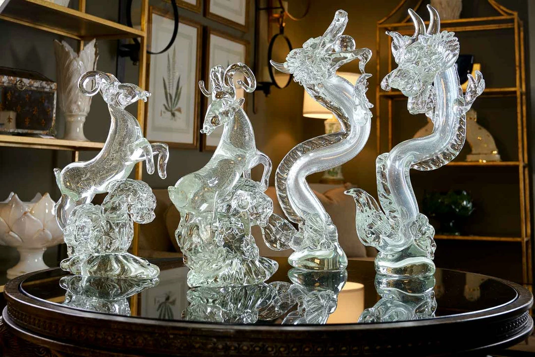 Chelsea House Glass Ram-Front Facing DECOR & ROOM ACCESSORIES 2 Chelsea House Glass Ram-Front Facing DECOR & ROOM ACCESSORIES