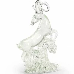 Chelsea House Glass Ram-Rear Facing DECOR & ROOM ACCESSORIES