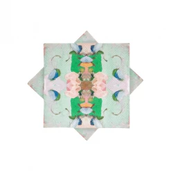 Laura Park Designs Monet's Garden Green Cocktail Napkins TABLE & DRINKWARE