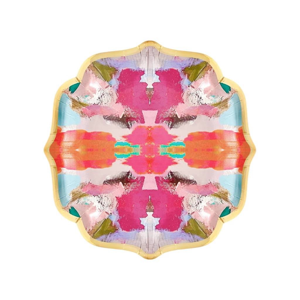 Laura Park Designs Begonia Cocktail Plates 1 Laura Park Designs Begonia Cocktail Plates