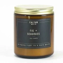 Calyan Wax Amber Jar Candle
