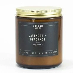 Calyan Wax Amber Jar Candle