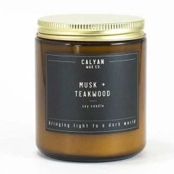Calyan Wax Amber Jar Candle