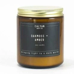 Calyan Wax Amber Jar Candle