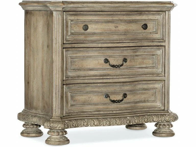 Hooker Furniture Castella Three Drawer Nigthstand 1 Hooker Furniture Castella Three Drawer Nigthstand