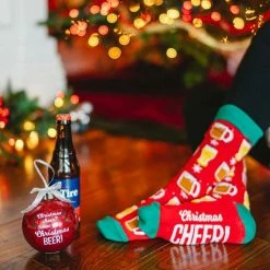 Pavilion Christmas Beer Socks