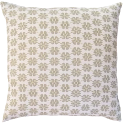 Laura Park Designs Clover Stone Linen Pillow