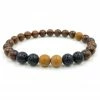 Everwood Company Tigerskin, Lava Rock & Sandalwood Beaded Bracelet JEWELRY & ACCESSORIES