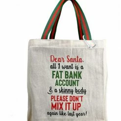 Pavilion Dear Santa Twill Gift Bag GIFTS