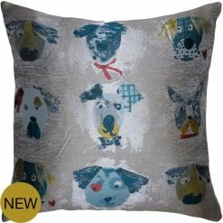 Square Feathers Doggy Throw Pillow BED & SOFA