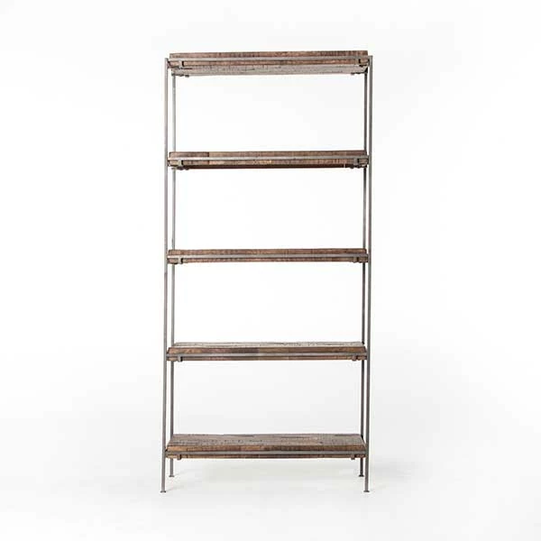 Four Hands Simien Bookshelf-Gunmetal 1 Four Hands Simien Bookshelf-Gunmetal