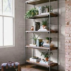 Four Hands Simien Bookshelf-Gunmetal 13 Four Hands Simien Bookshelf-Gunmetal