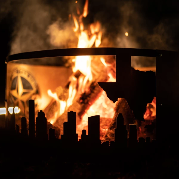 Precision Metal Art Lone Star State Fire Pit Ring 8 Precision Metal Art Lone Star State Fire Pit Ring