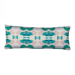 Laura Park Designs BED & SOFA Flower Child Emerald Linen Pillow