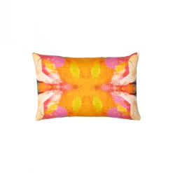 Laura Park Designs Flower Child Marigold Linen Pillow